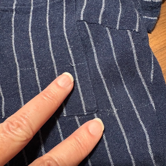 Forever 21 pinstriped shirt dress - as is - size small - Picture 8 of 9